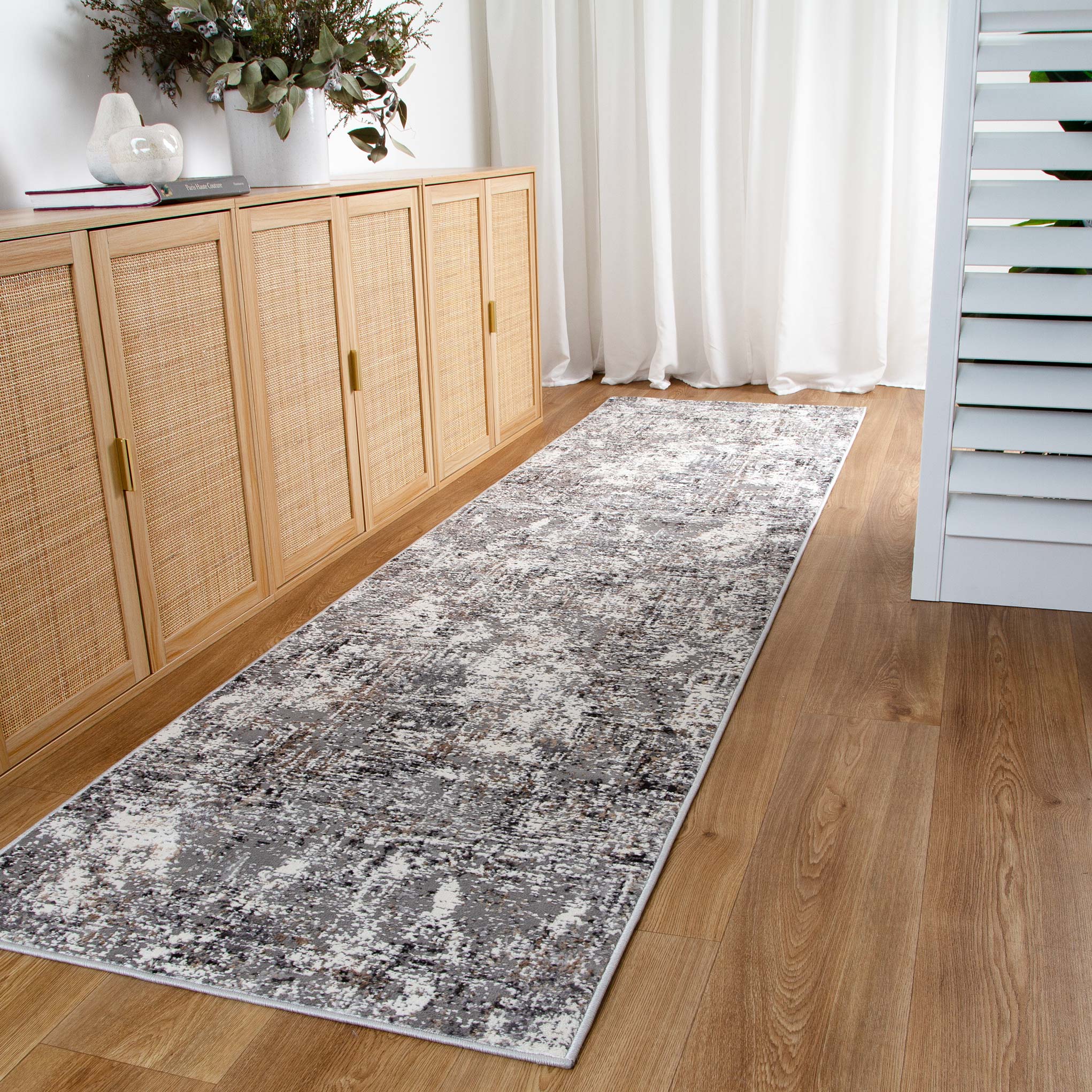 Expressions Grey Modern Rug -EX01