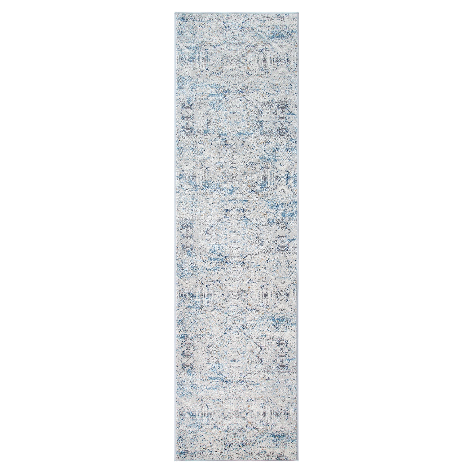 Expressions Navy Blue Ikat Rug - EX06