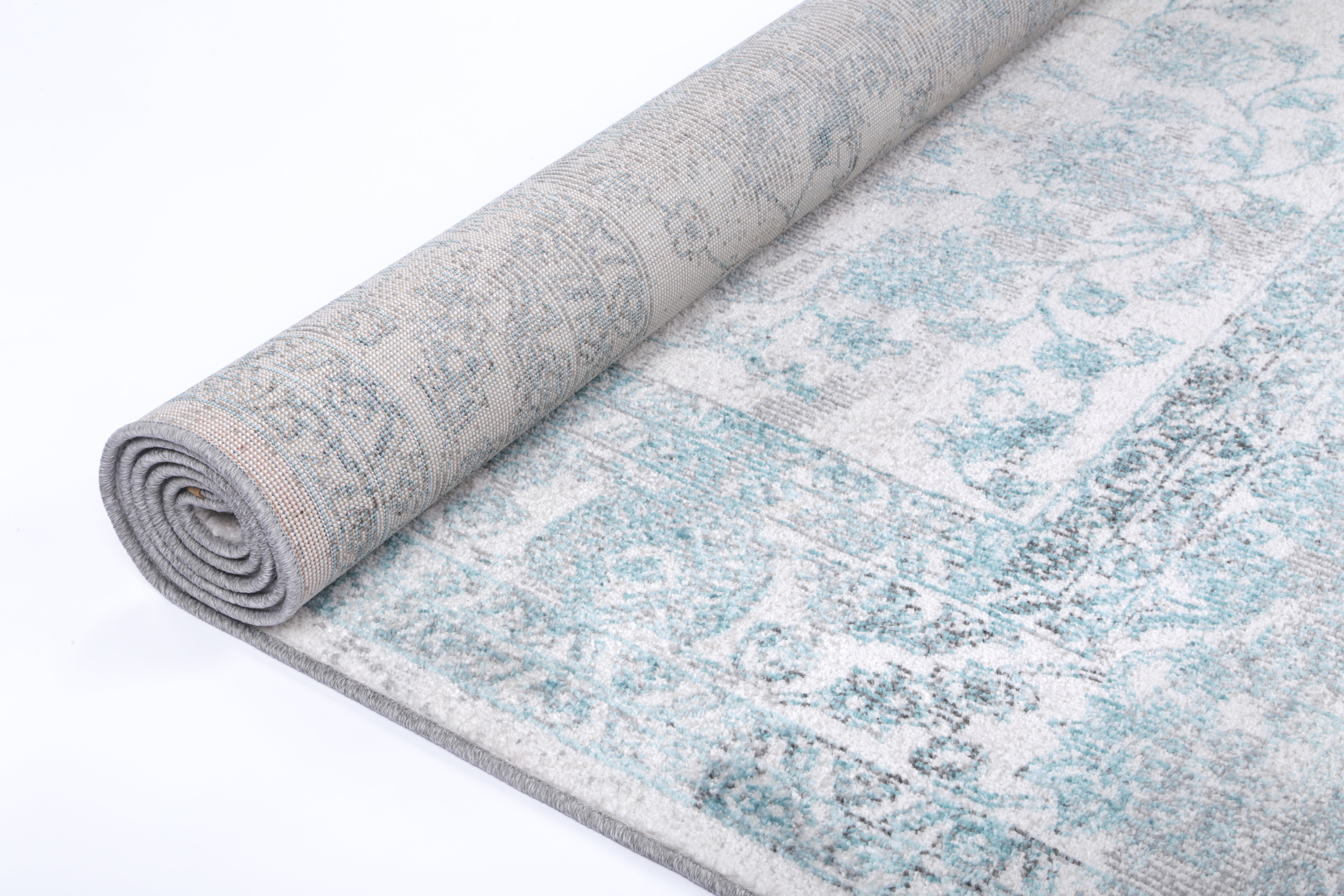 Salsa Peony Ivory & Blue Transitional Rug