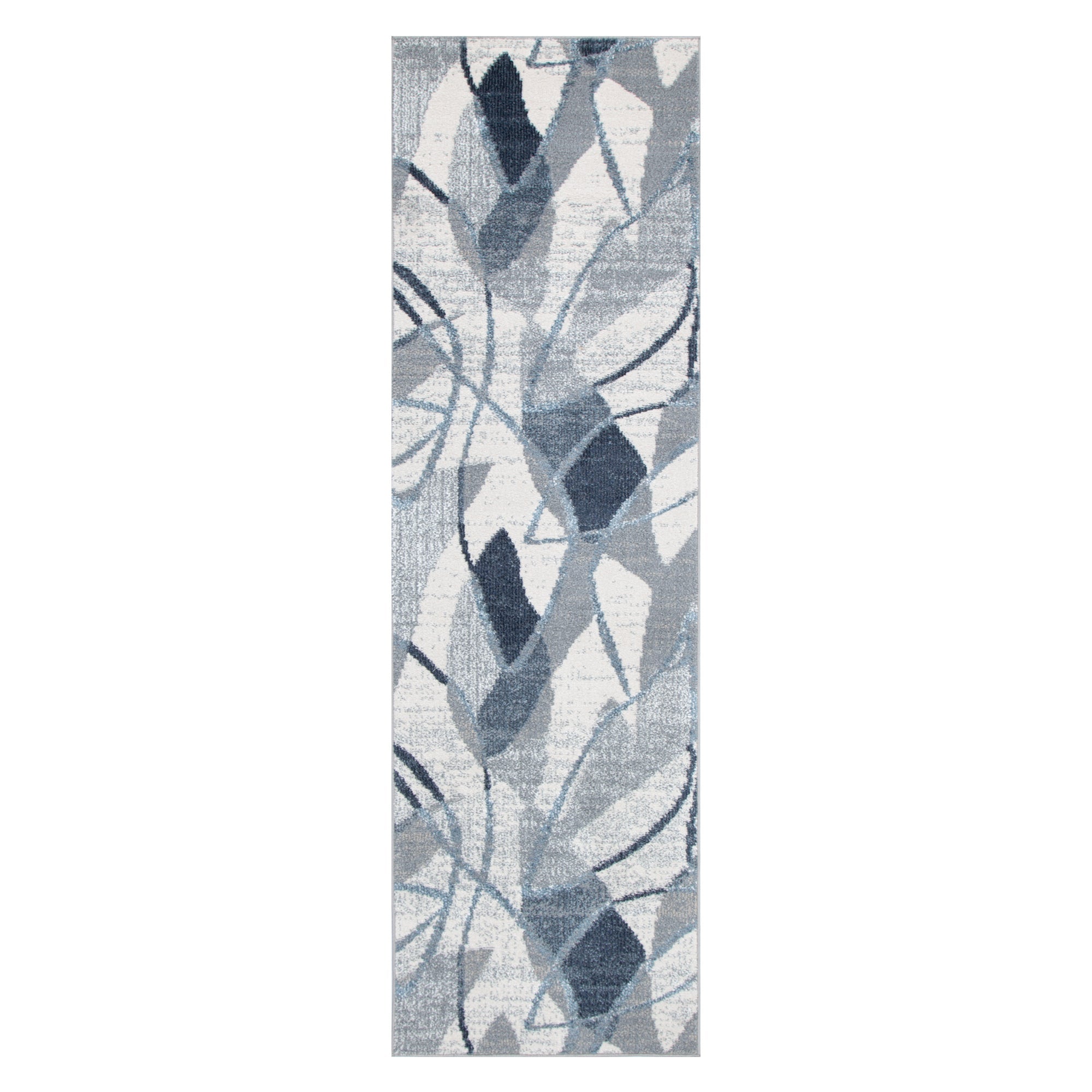 Santana Rhythm Grey Blue Rug - SANTA07