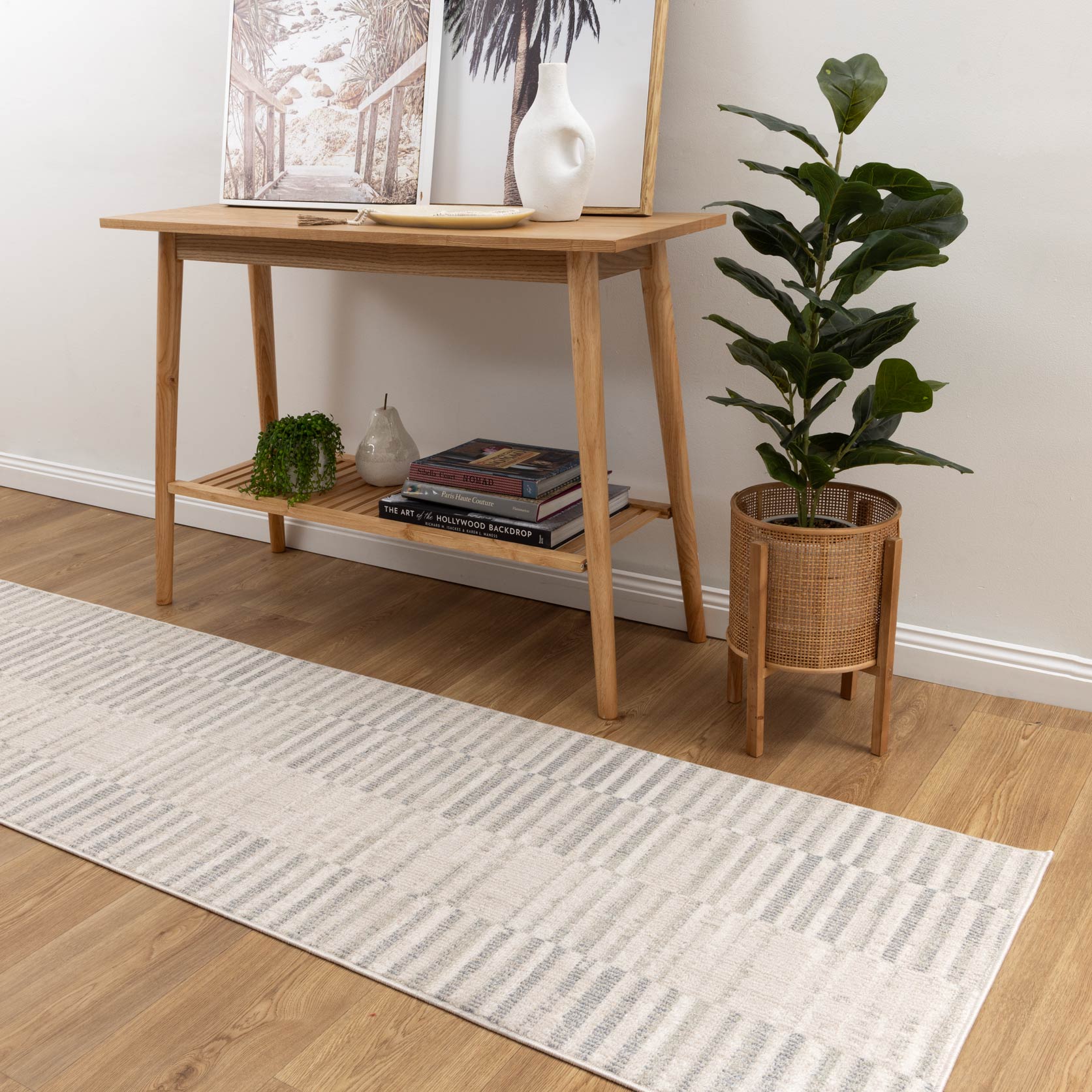 Santana Lines Neutral Rug - SANTA08